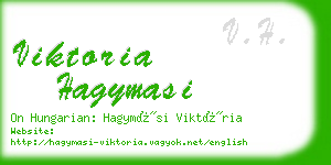 viktoria hagymasi business card